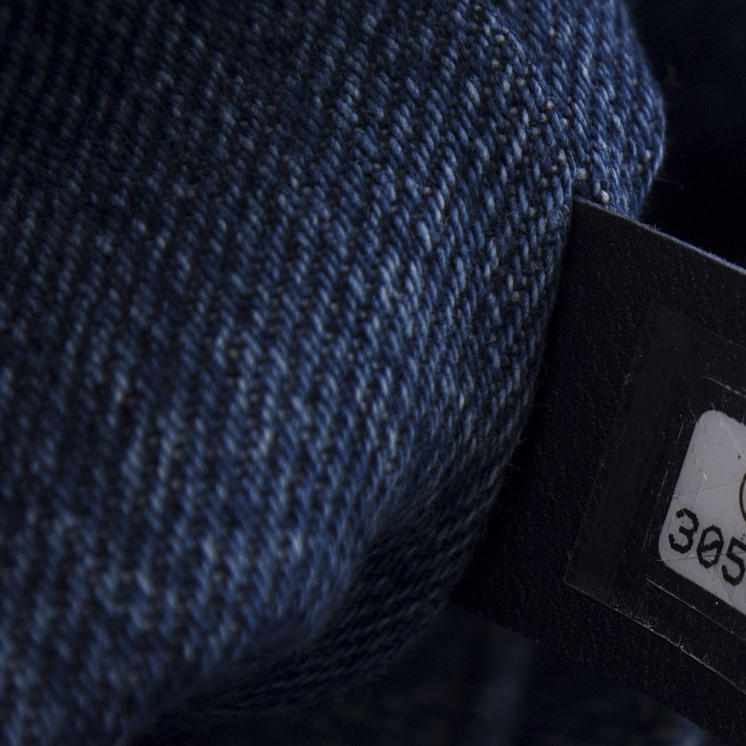 Chanel Denim Quilted CC Print Jumbo Single Flap Blue 9 of 11