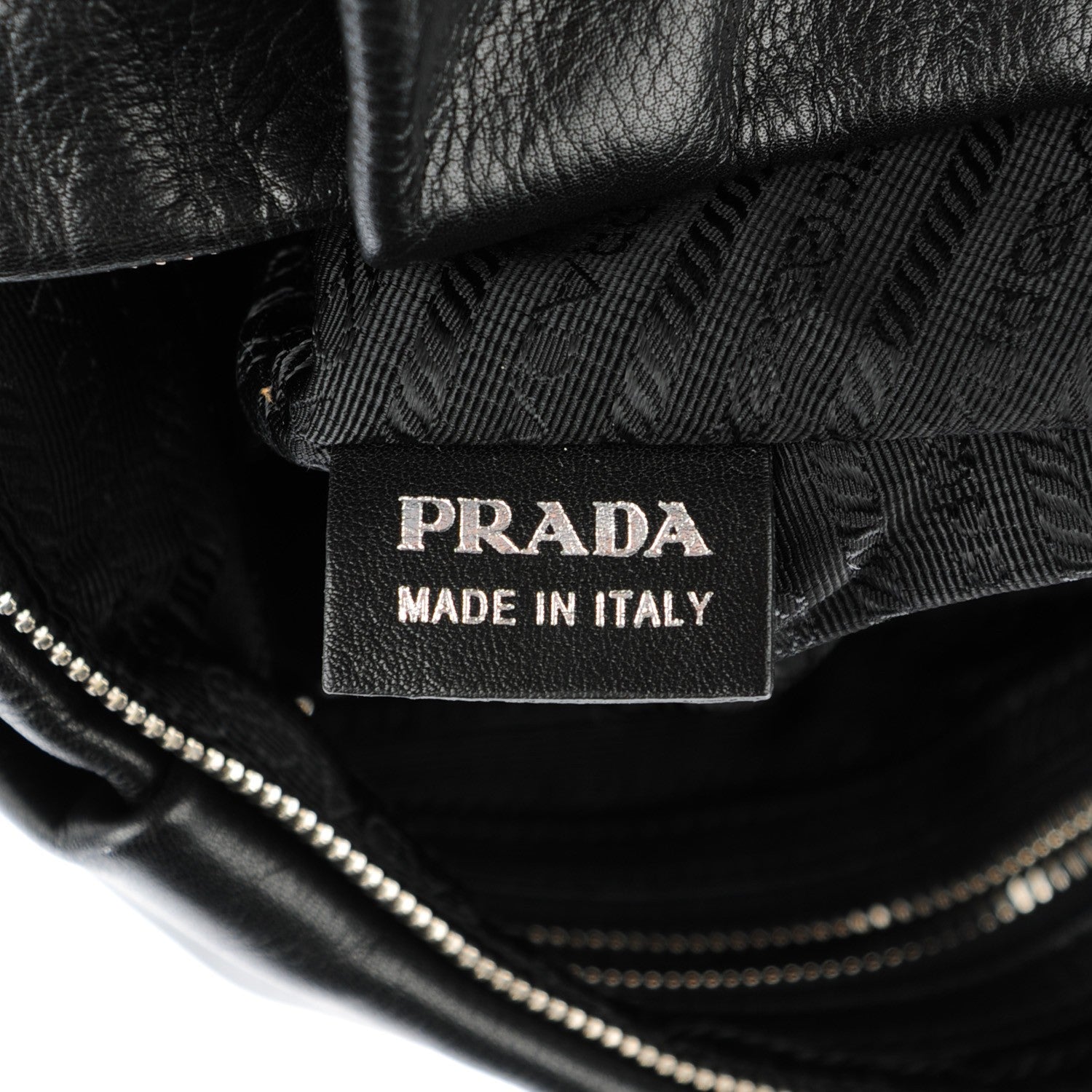 Prada Soft Calf Hobo Black 8 of 8