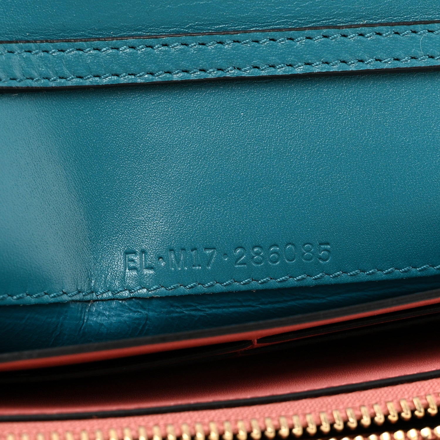 Bulgari Calfskin Serpenti Forever Chain Wallet Blue 7 of 13
