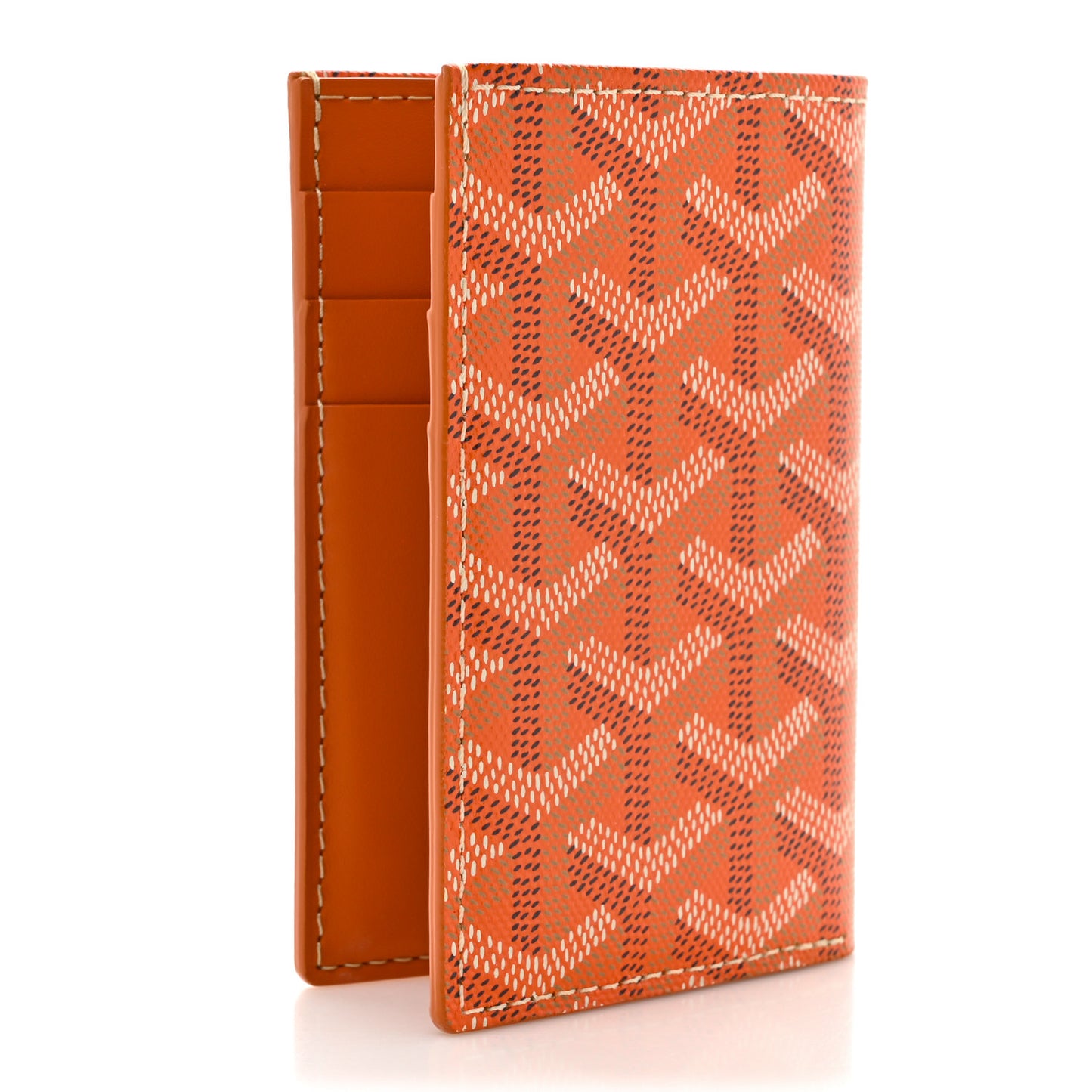 Goyardine Saint Pierre Card Holder Orange