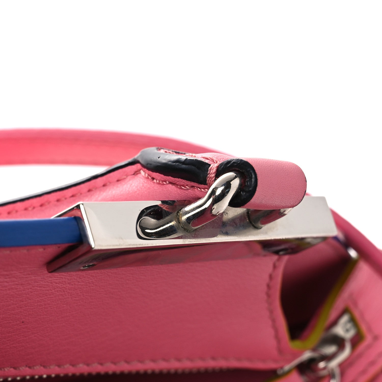Fendi Vitello Dolce Mini 3jours Tote Pink 12 of 13