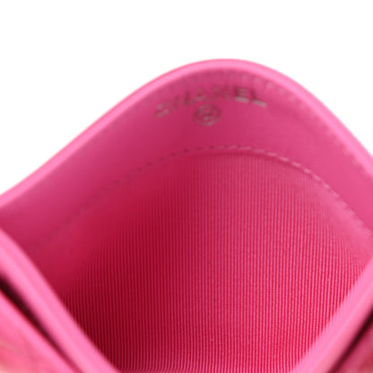 Chanel Lambskin Quilted Card Holder Pink 5 of 10