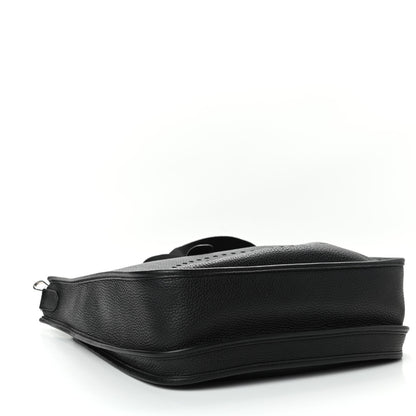 Hermes Taurillon Clemence Evelyne III GM Black 3 of 4