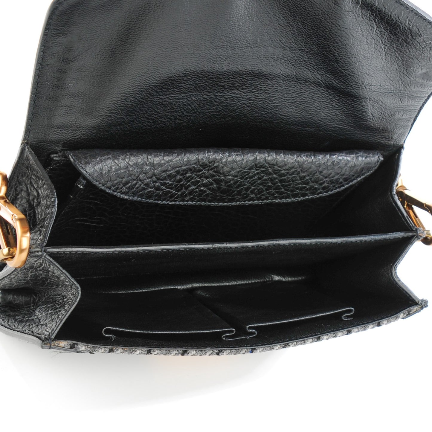 Tweed Sound Shoulder Bag Black