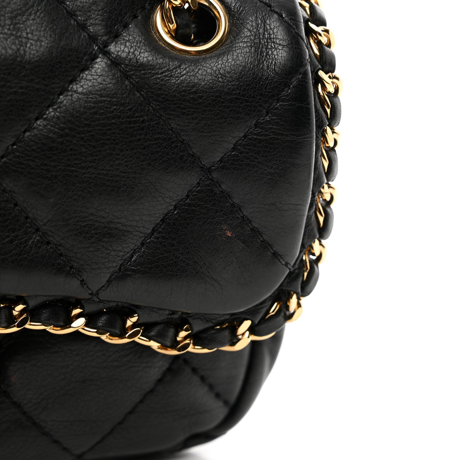 Chanel Calfskin Mini Chain Me Flap Black 11 of 12