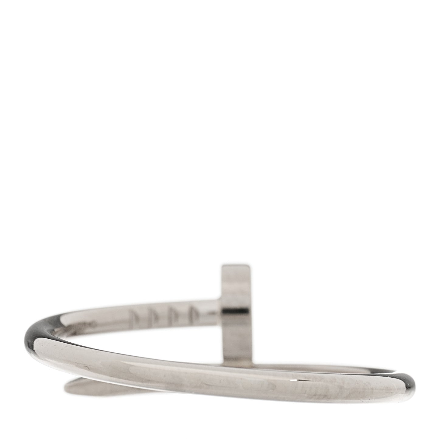 18K White Gold Small Juste Un Clou Ring 59 8.75