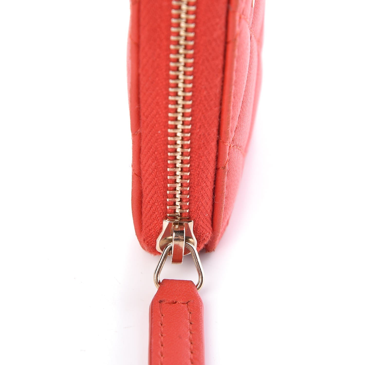 Chanel Lambskin Quilted Key Holder Case Red 17 of 18