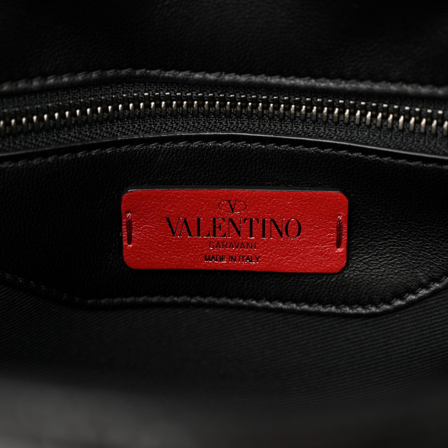 Valentino Garavani Nappa Snakeskin Monochrome Medium Candystud Top Handle Bag Black 6 of 9