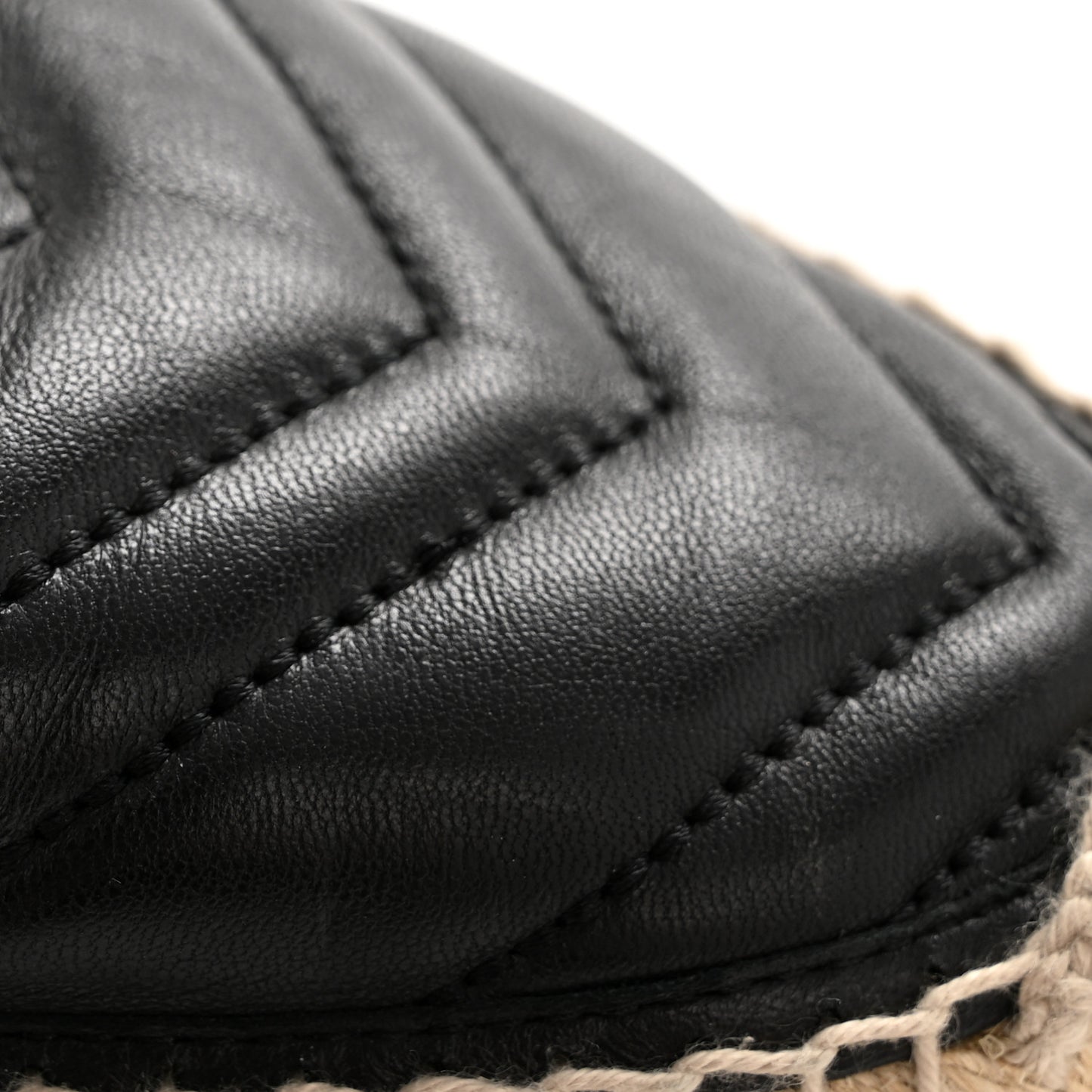 Nappa Matelasse GG Marmont Espadrille Slippers 41 Black