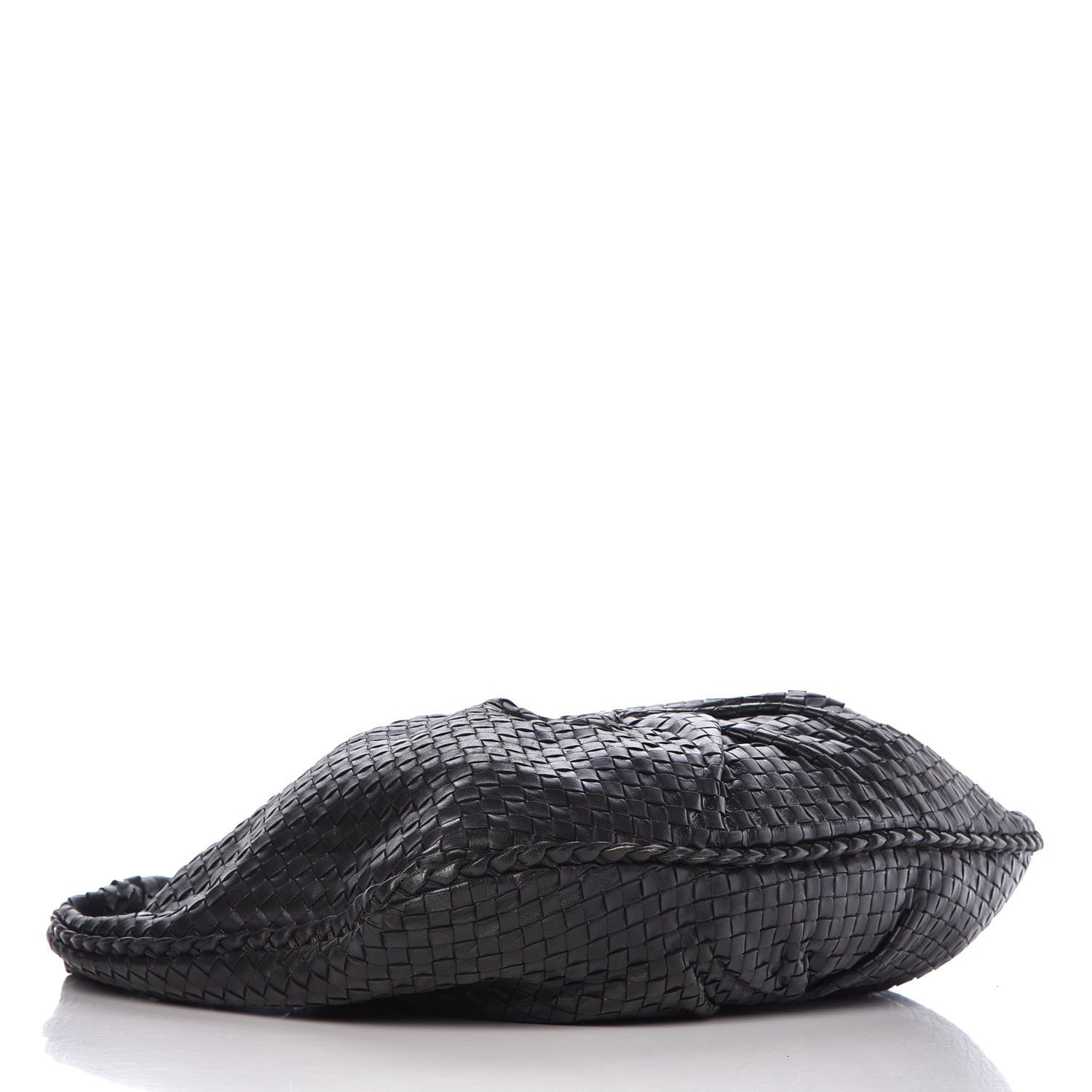 Bottega Veneta Nappa Intrecciato Pleated Large Veneta Hobo Black 4 of 14