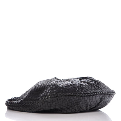 Bottega Veneta Nappa Intrecciato Pleated Large Veneta Hobo Black 4 of 14