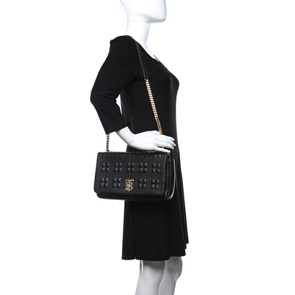 Burberry Lambskin Quilted Medium Lola Bag Black 2 of 10