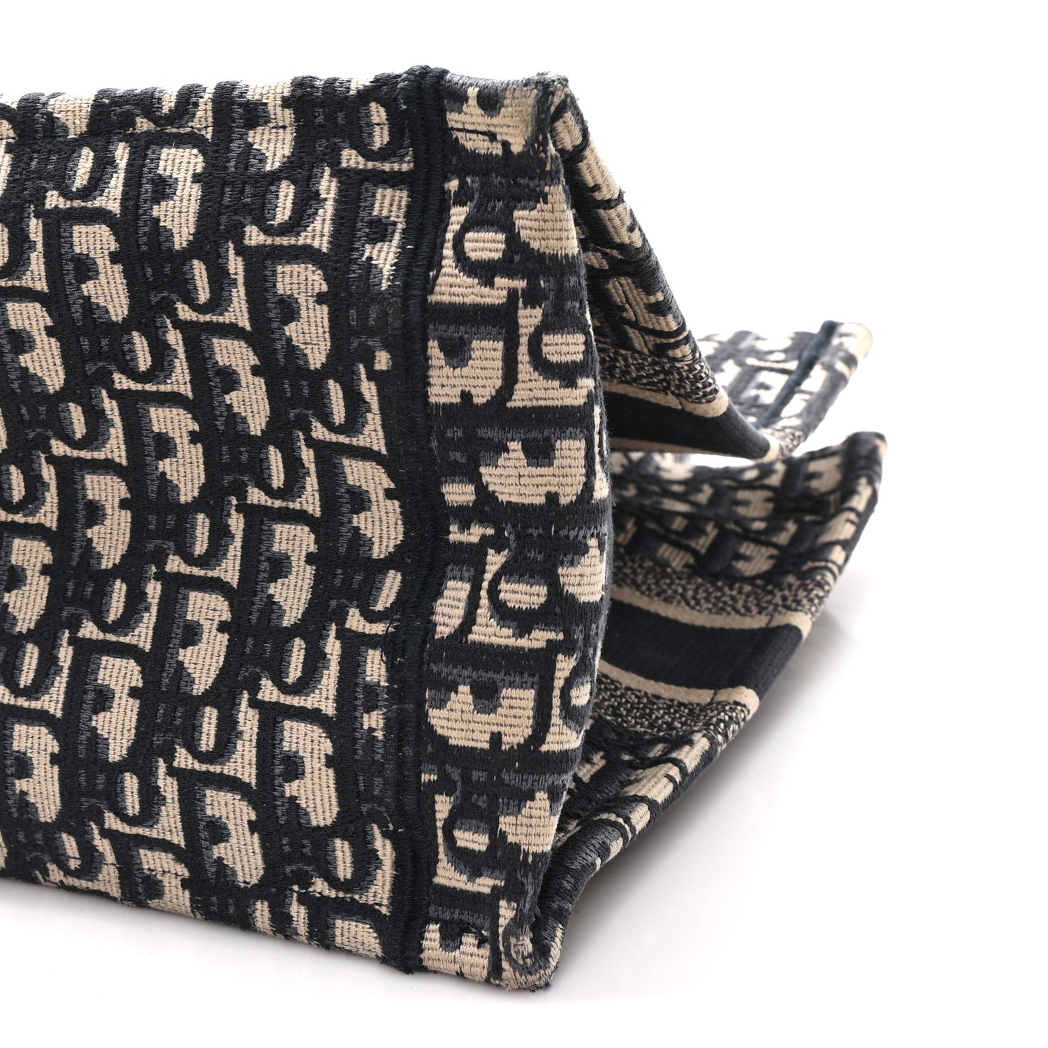 Christian Dior Oblique Medium Book Tote Blue Multicolor 10 of 12