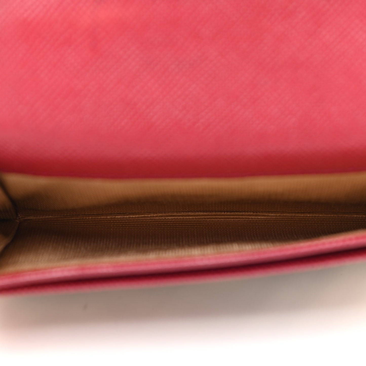 Calfskin Nova Check Flap Wallet Red