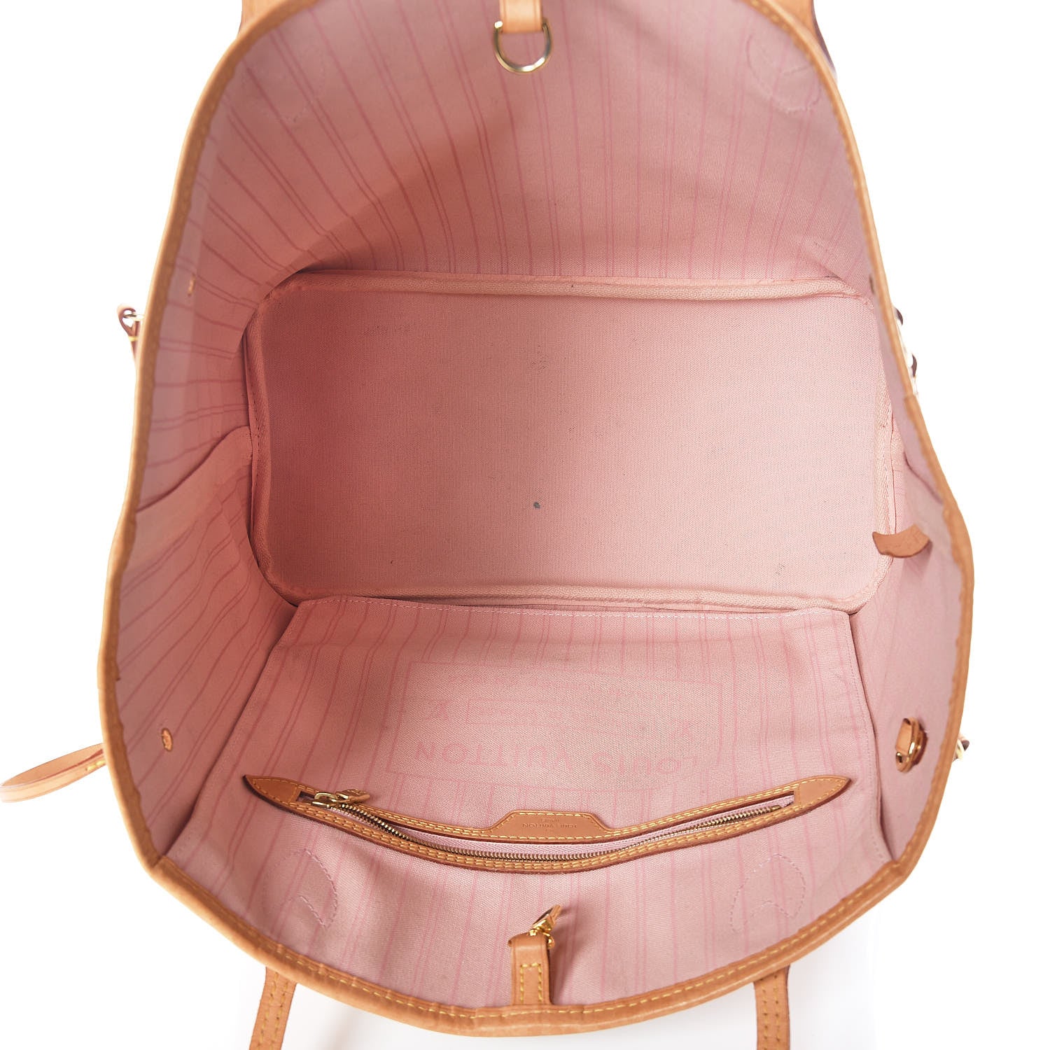 Louis Vuitton Damier Azur Neo Neverfull MM Rose Ballerine 6 of 9