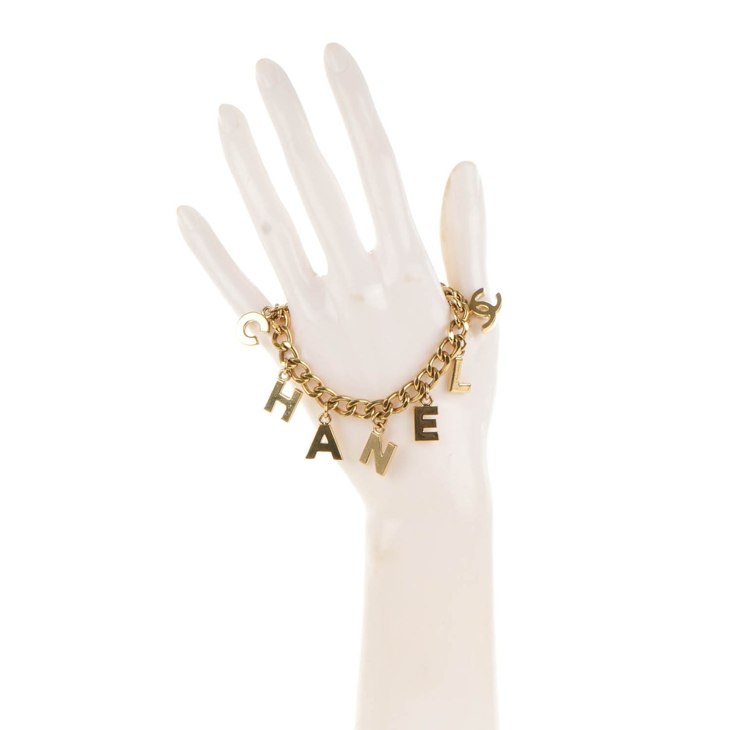 CC Logo Charms Bracelet Gold