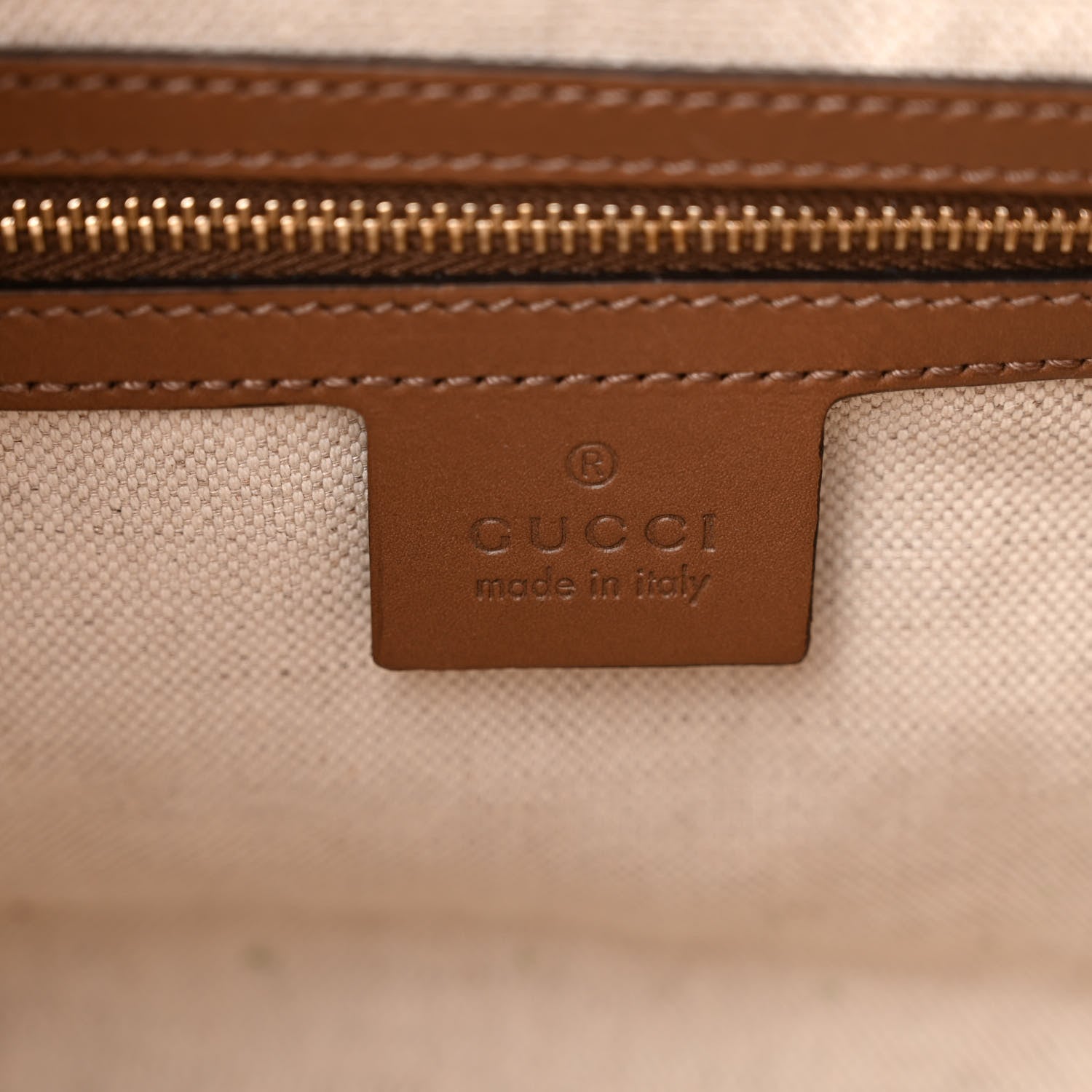 Gucci Monogram Vintage Web Small Boston Maple Brown 6 of 11
