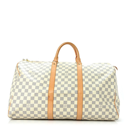 Louis Vuitton Damier Azur Keepall 50 1 of 15