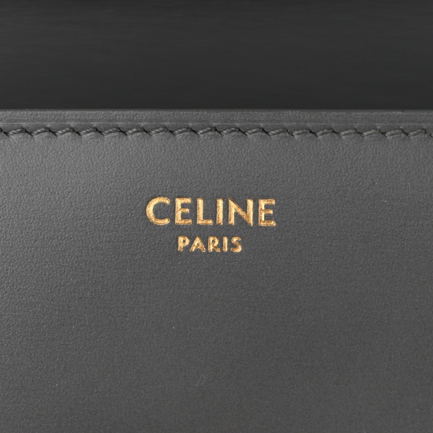 Celine Box Calfskin Teen Classic Box Flap Bag Light Charcoal 6 of 10