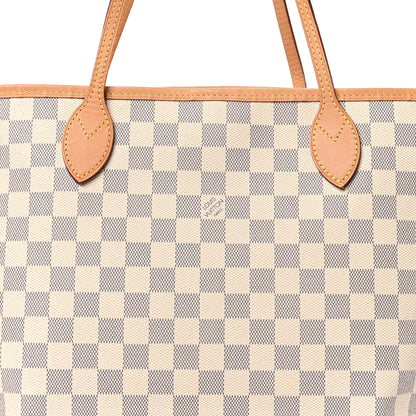 Louis Vuitton Damier Azur Neo Neverfull MM Rose Ballerine 8 of 10