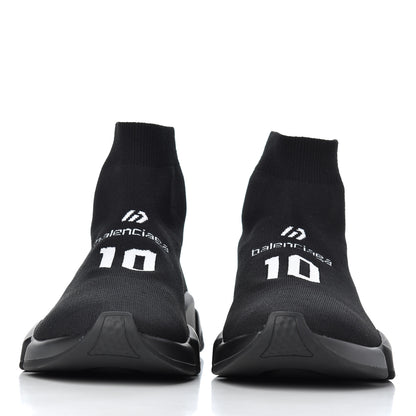 Balenciaga Neoprene Knit Soccer Mens Speed Sneakers 41 Black 2 of 9