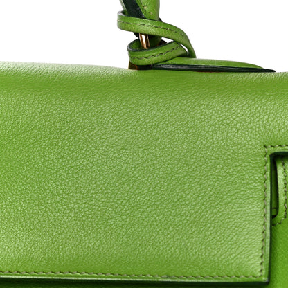 Hermes Veau Gulliver Kelly Retourne 32 Vert Cru 21 of 25