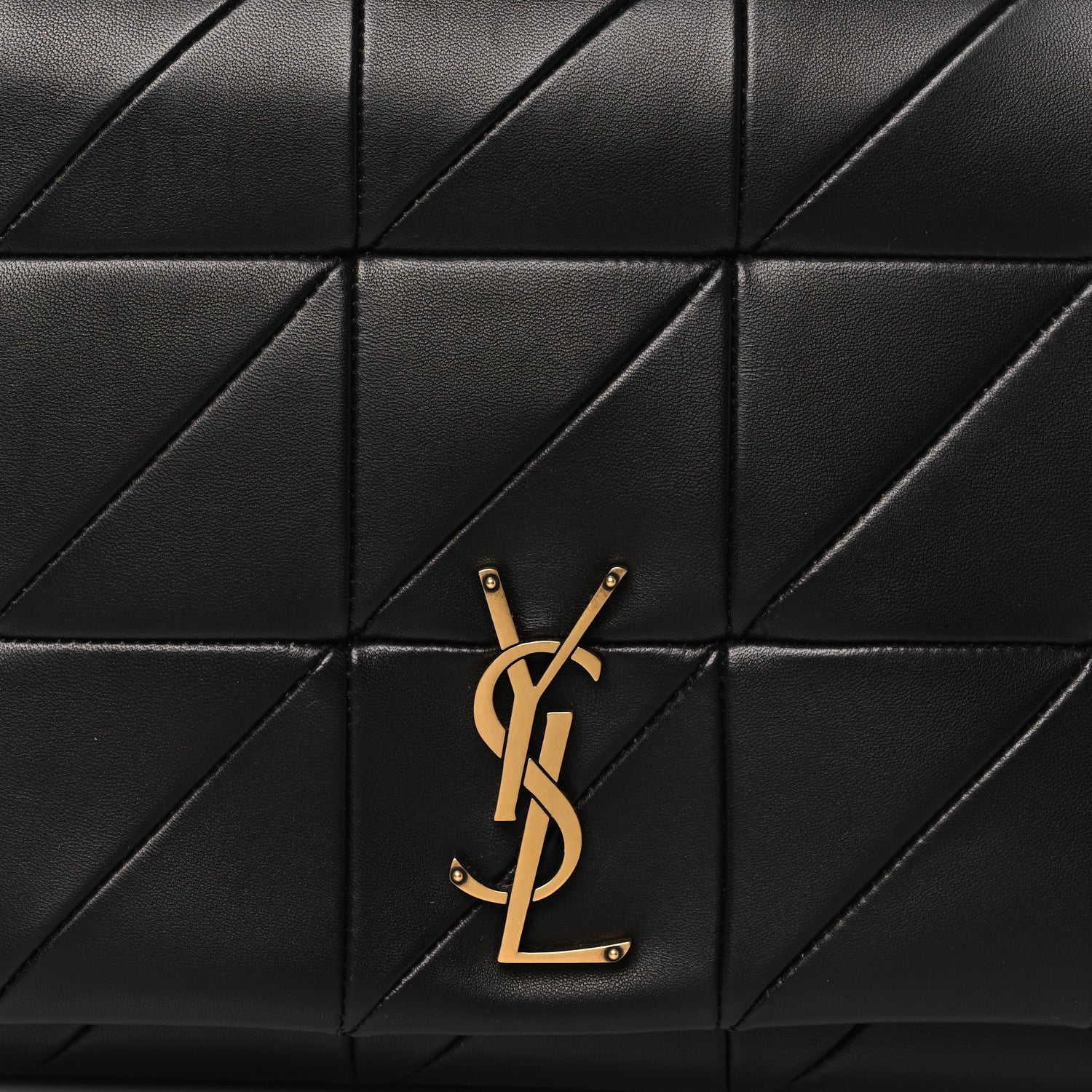 Saint Laurent Lambskin Patchwork Monogram Large Jamie Black 8 of 10
