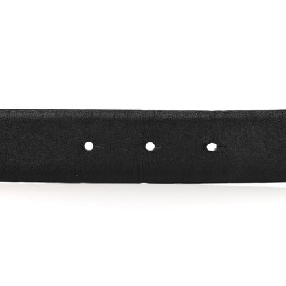 Chanel Calfskin CC Reversible Belt 85 34 Black Burgundy 3 of 5