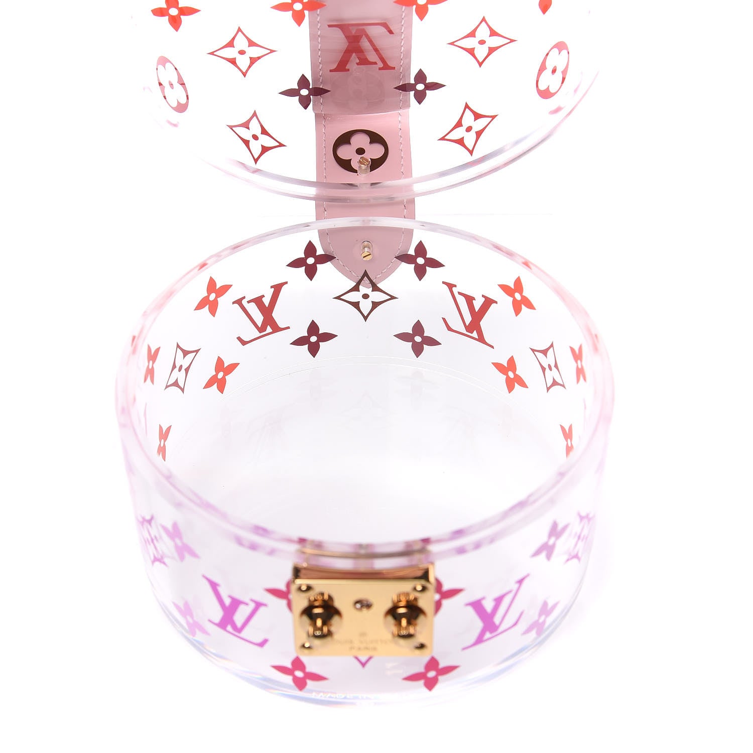 Louis Vuitton Transparent Plexiglass Box Scott Pink 5 of 6