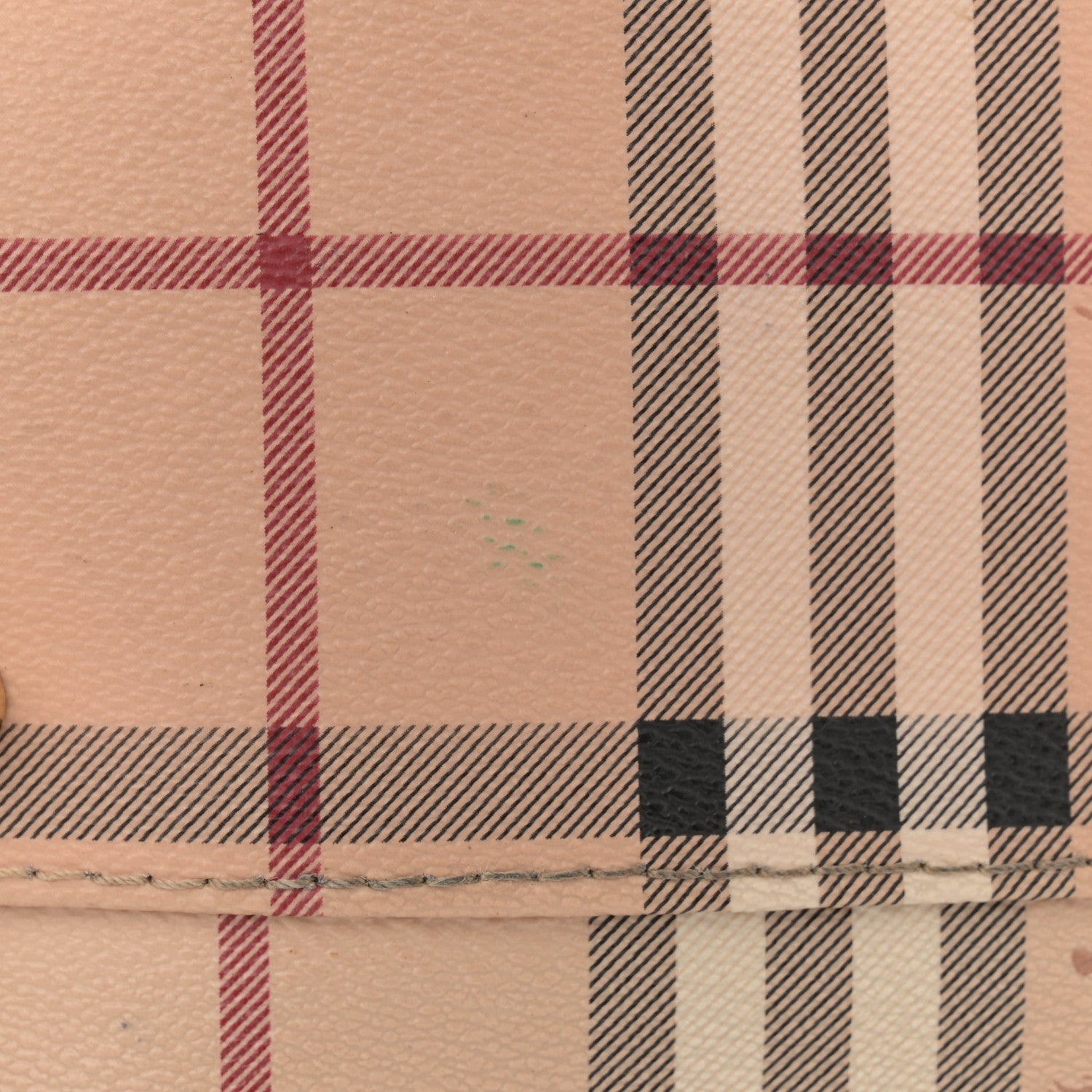 Burberry Haymarket Check Small Canterbury Tote Chocolate 17 of 17