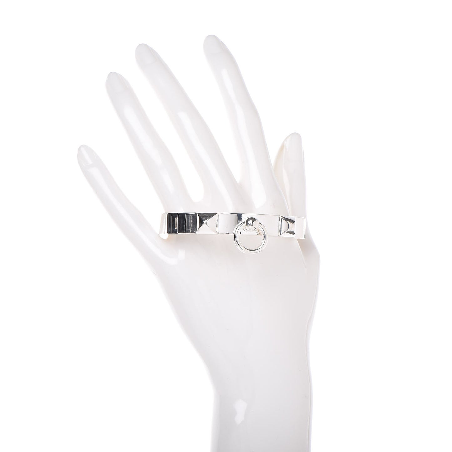 Sterling Silver PM Collier De Chien Bracelet LG