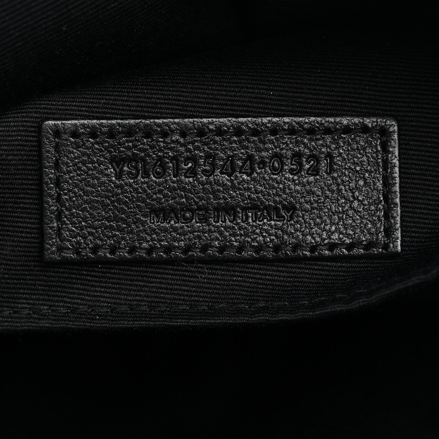 Saint Laurent Calfskin Matelasse Monogram Lou Camera Bag Navy 6 of 11
