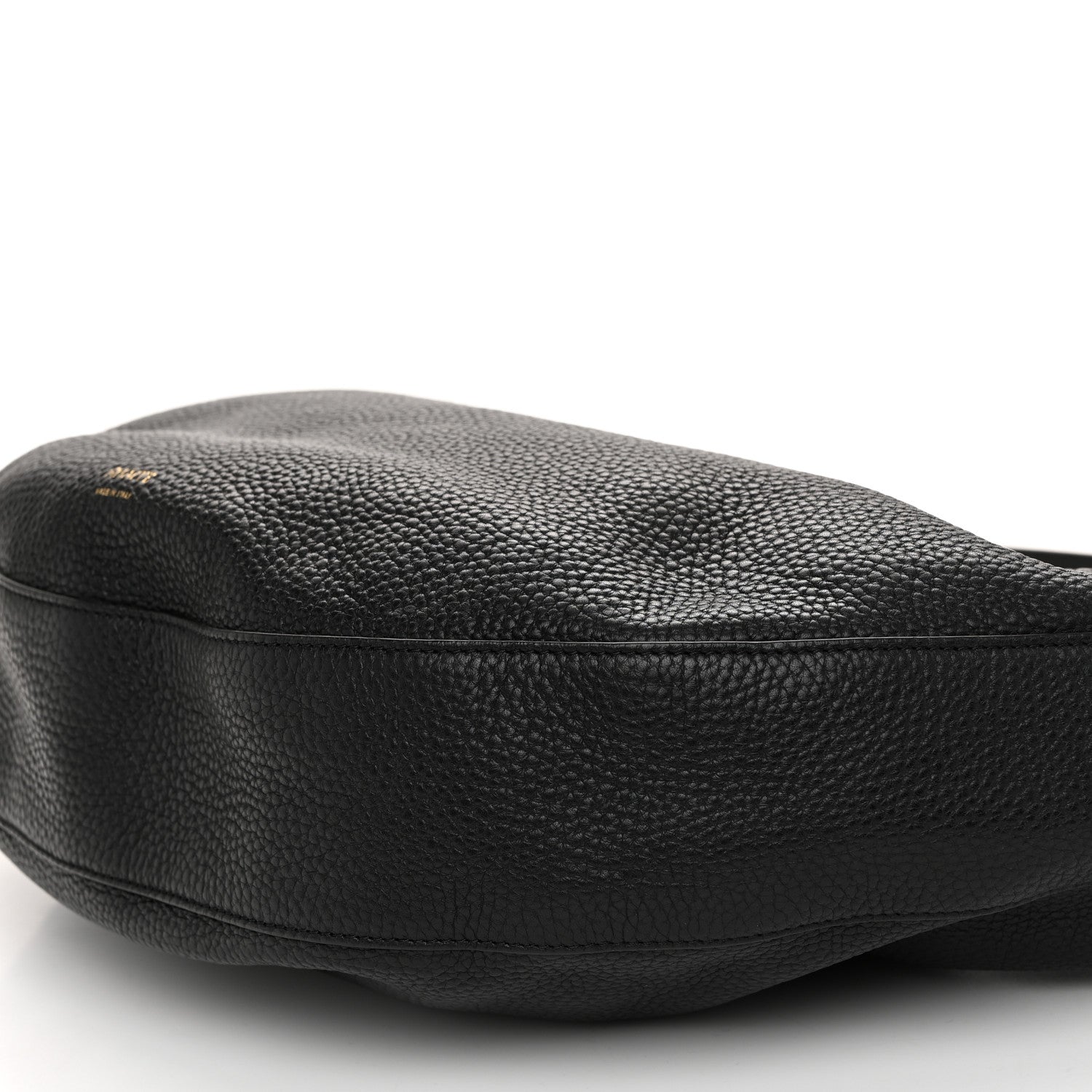 Khaite Pebbled Calfskin Augustina Hobo Black 10 of 11