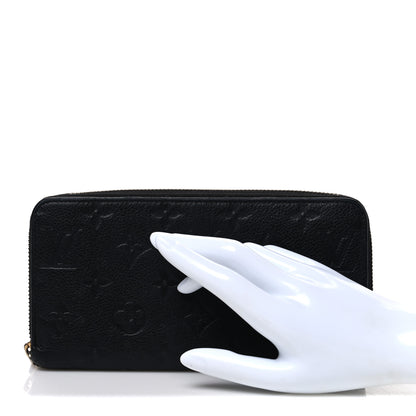 Louis Vuitton Empreinte Zippy Wallet Black 2 of 7