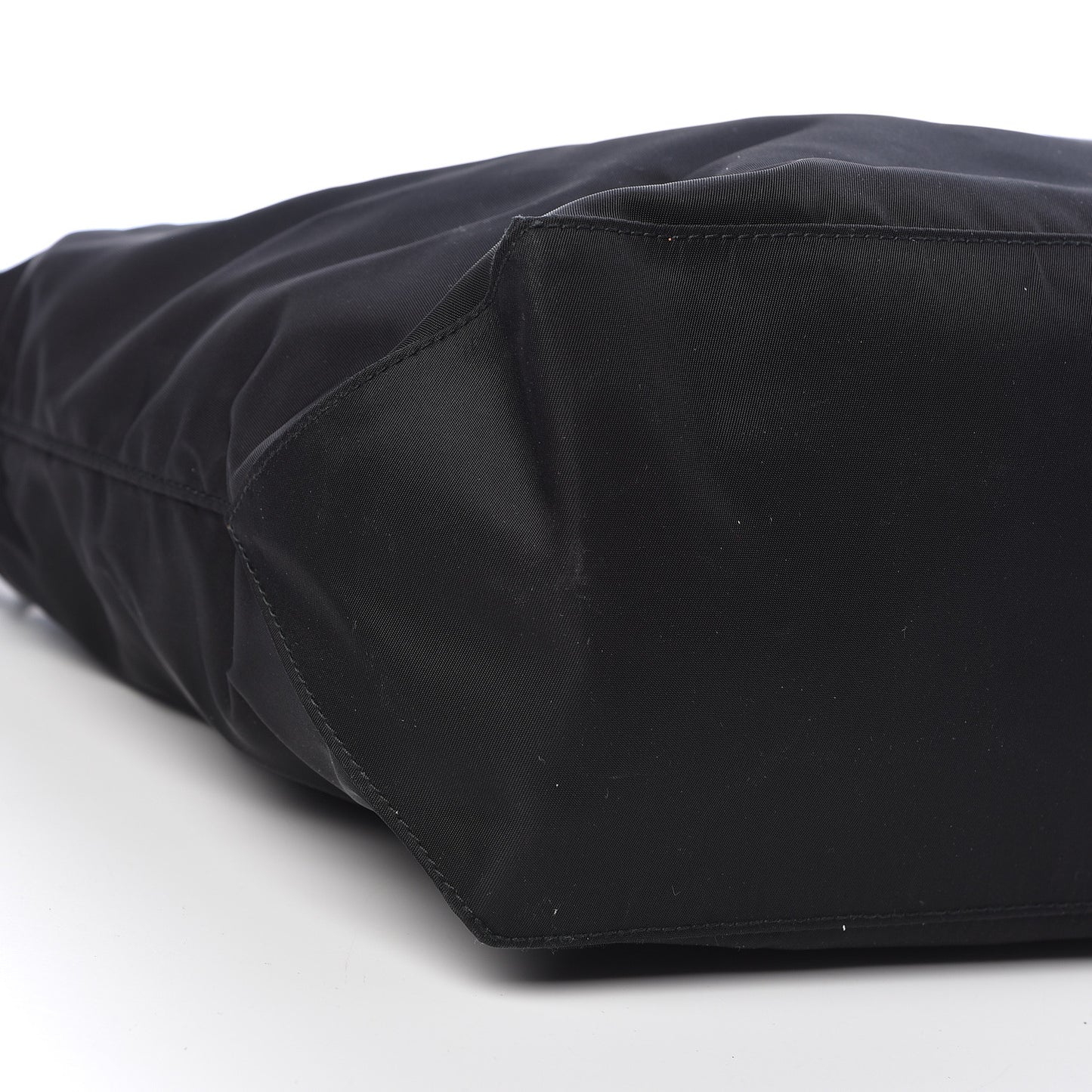 Nylon Vela East West Shopper Tote Black