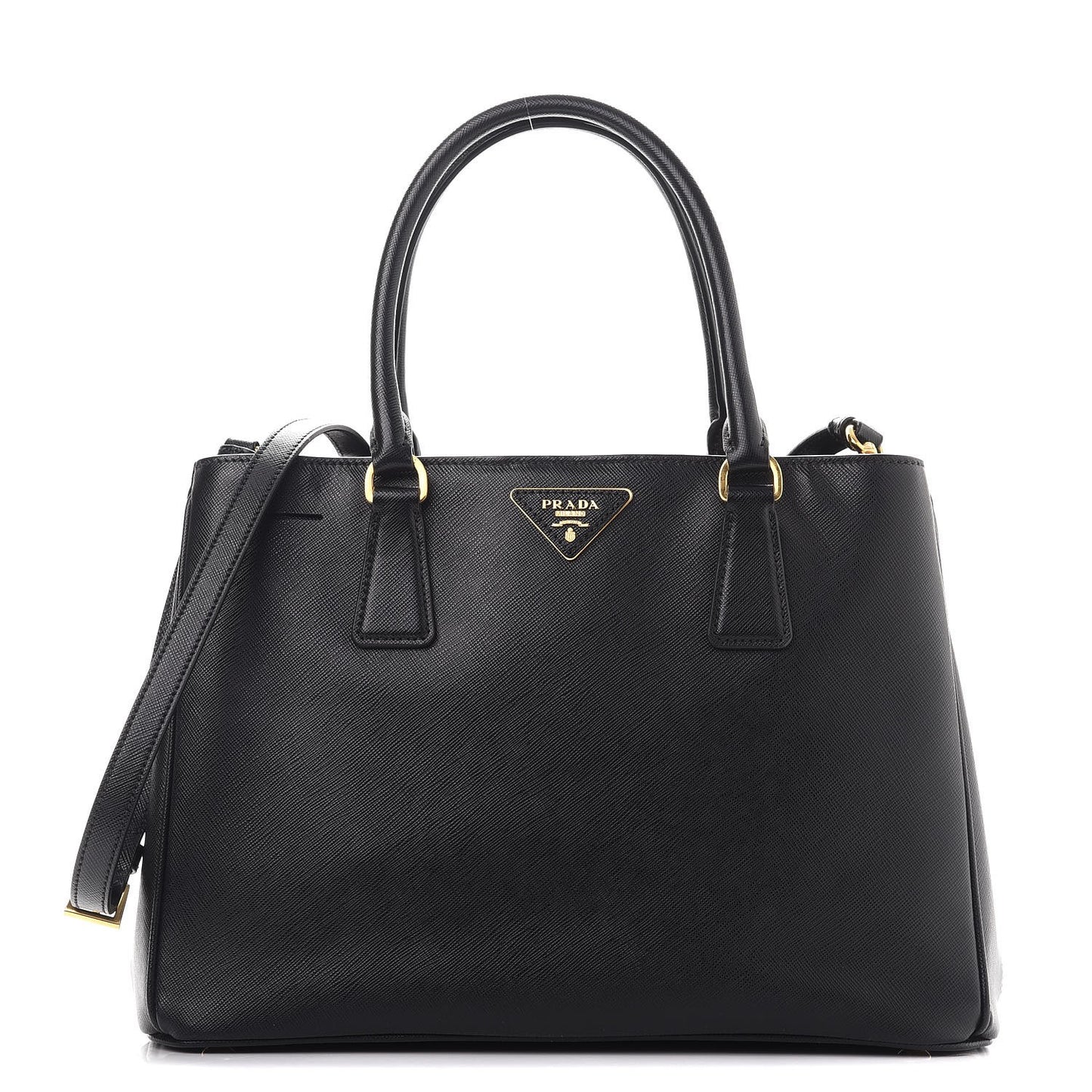Saffiano Lux Small Tote Nero Black