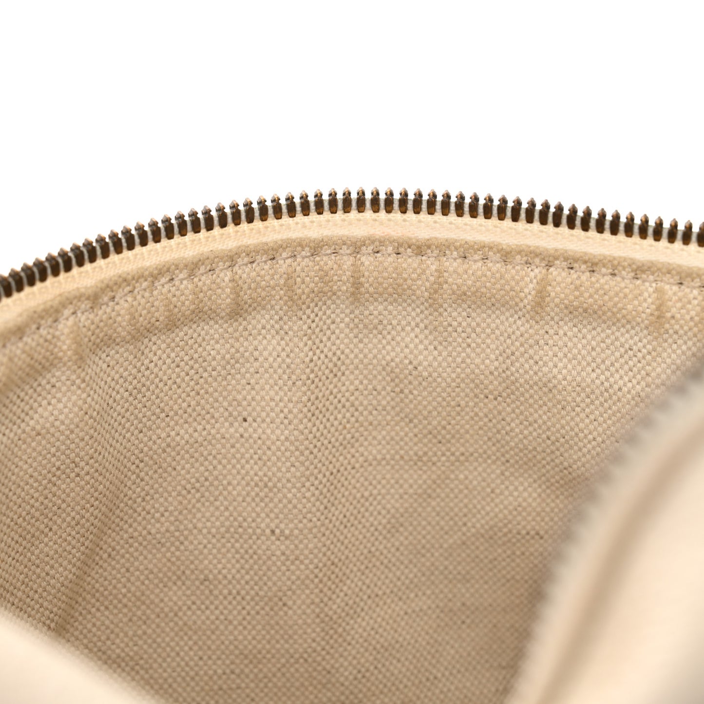 Grained Calfskin Logo Belt Bag White