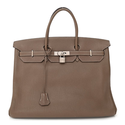 Hermes Togo Birkin 40 Etoupe 1 of 14