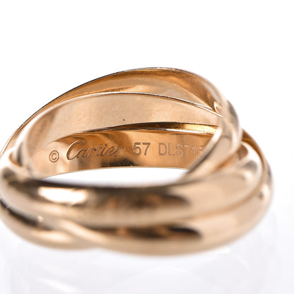 Cartier 18K Pink Gold Classic Trinity Ring 57 8 3 of 10