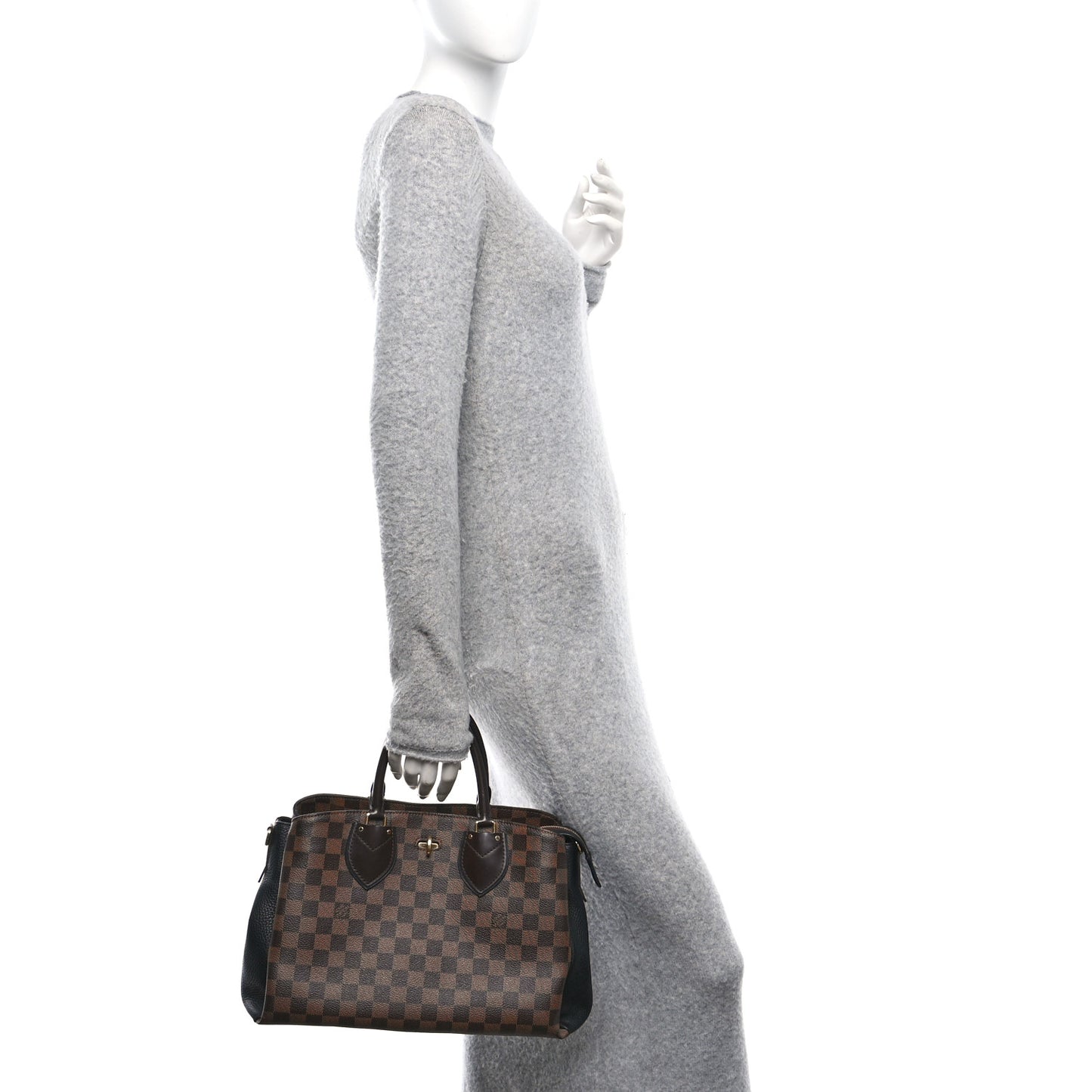 Cuir Taurillon Damier Ebene Normandy Black