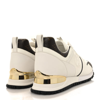 Louis Vuitton Calfskin Monogram Run Away Sneakers 41 White 4 of 8