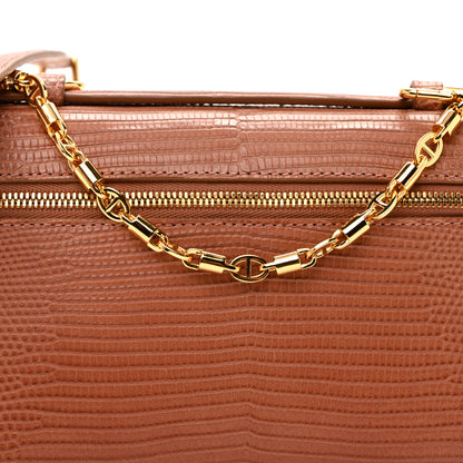 Loro Piana Lizard L19 Extra Pocket Pouch Brown 7 of 9