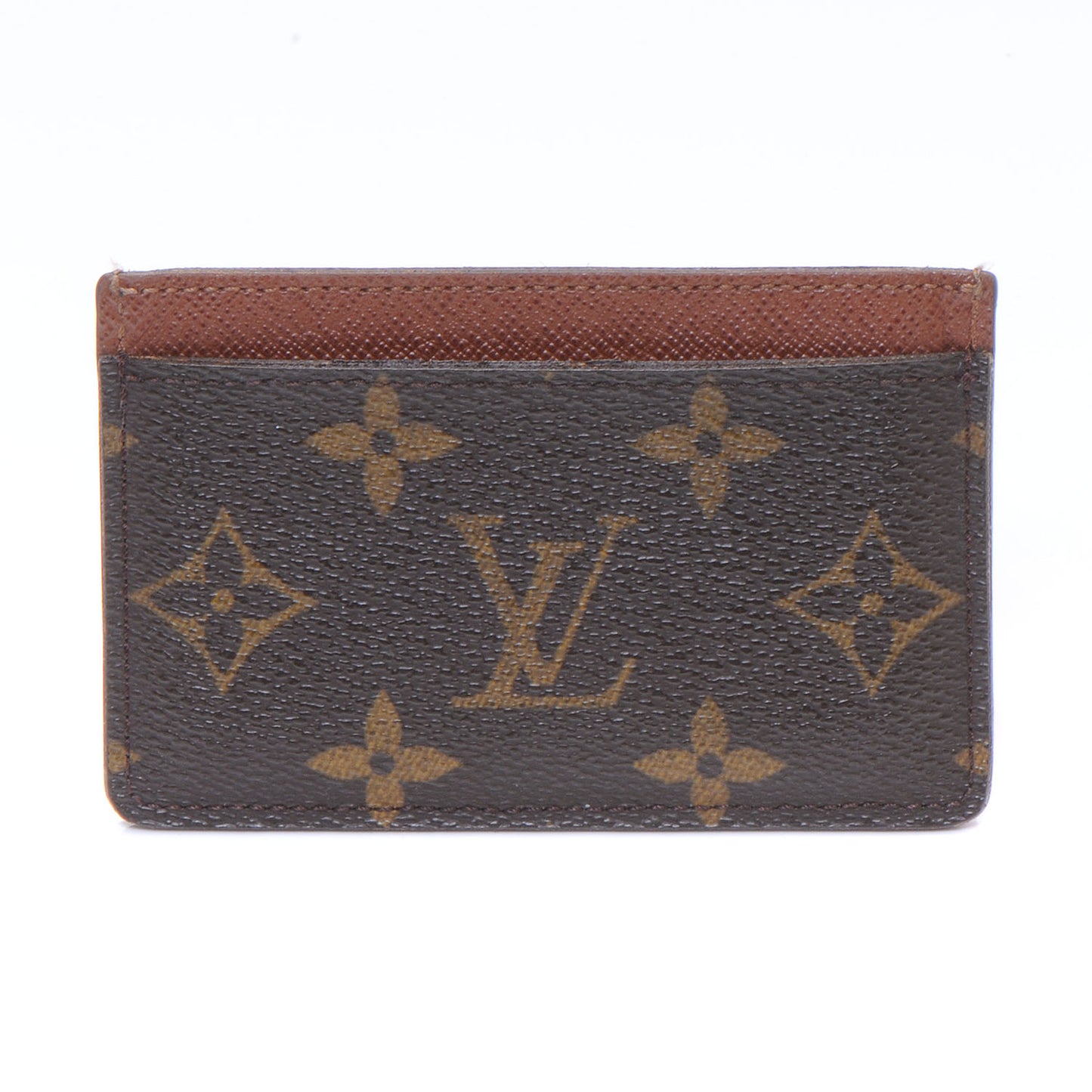 Monogram Simple Card Holder Wallet