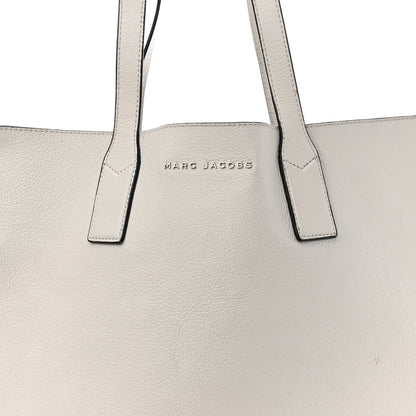 Marc Jacobs Grained Calfskin Wingman Shopping Tote White 8 of 15