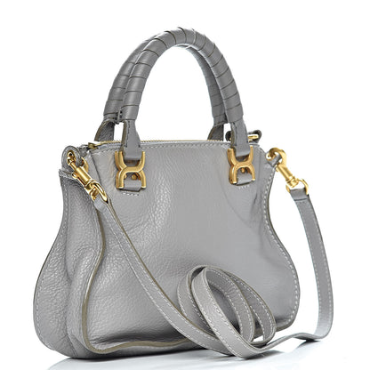Chloe Calfskin Baby Marcie Satchel Cashmere Grey 3 of 9