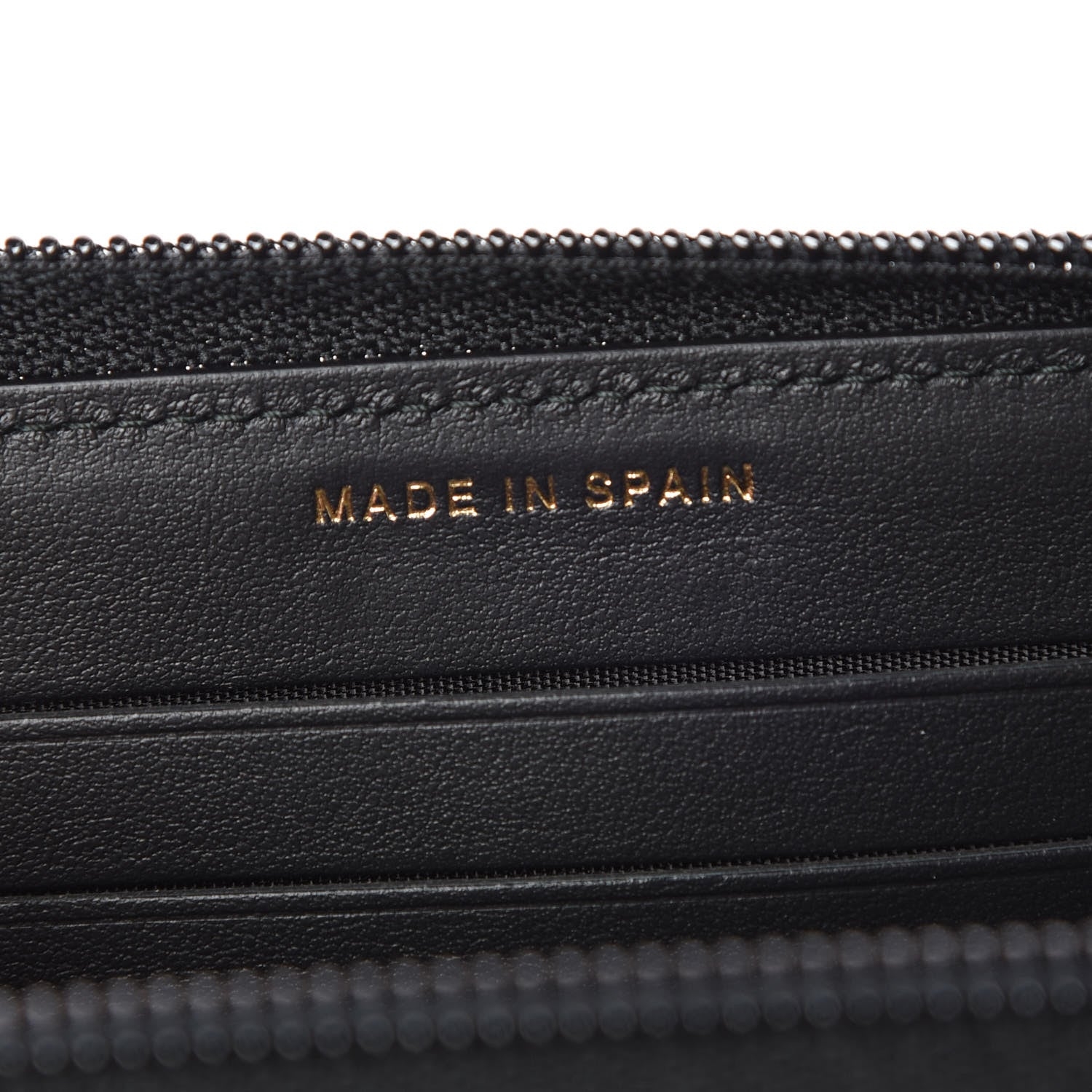 Chanel Caviar Quilted Small Boy Zip Around Wallet Black 7 of 10