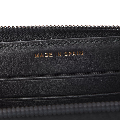 Chanel Caviar Quilted Small Boy Zip Around Wallet Black 7 of 10