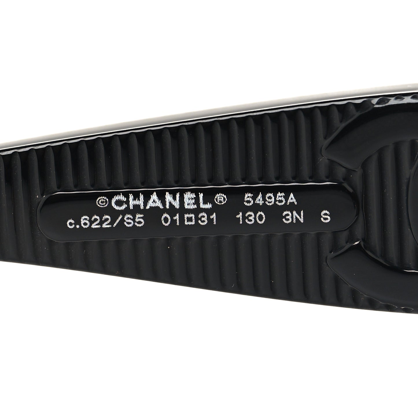 Acetate Shield Sunglasses 5495A Black