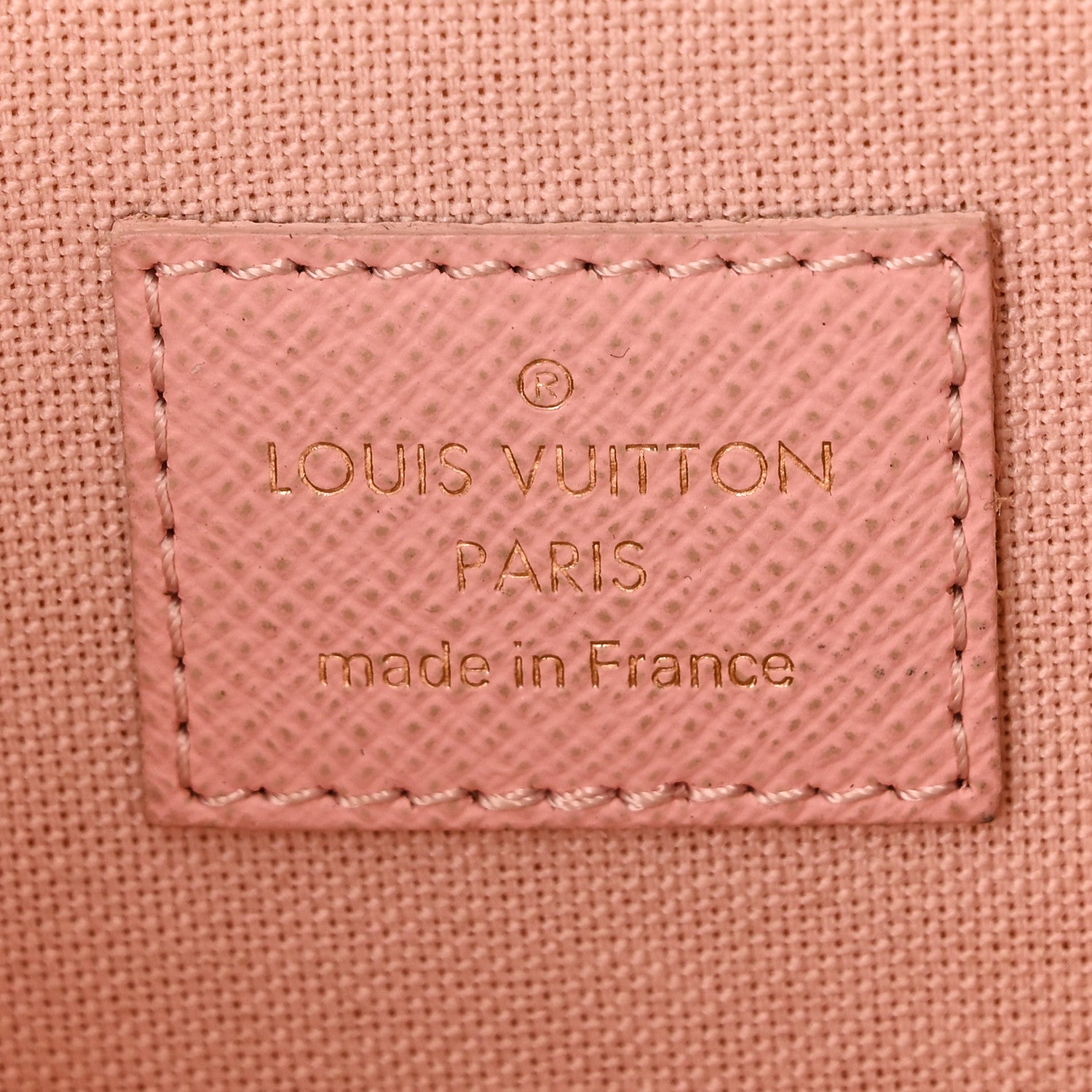 Louis Vuitton Damier Azur Calfskin Pochette Felicie Eau De Rose 7 of 10