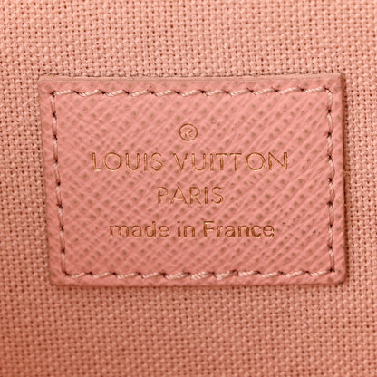 Louis Vuitton Damier Azur Calfskin Pochette Felicie Eau De Rose 7 of 10